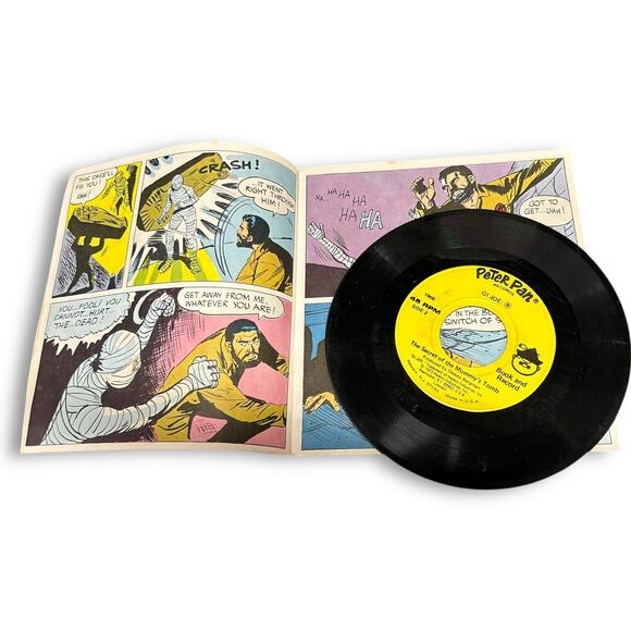 2 G.I. Joe Book & Record Sets – Mummy’s Tomb + Spy Island – 1970s - Picture 3 of 5